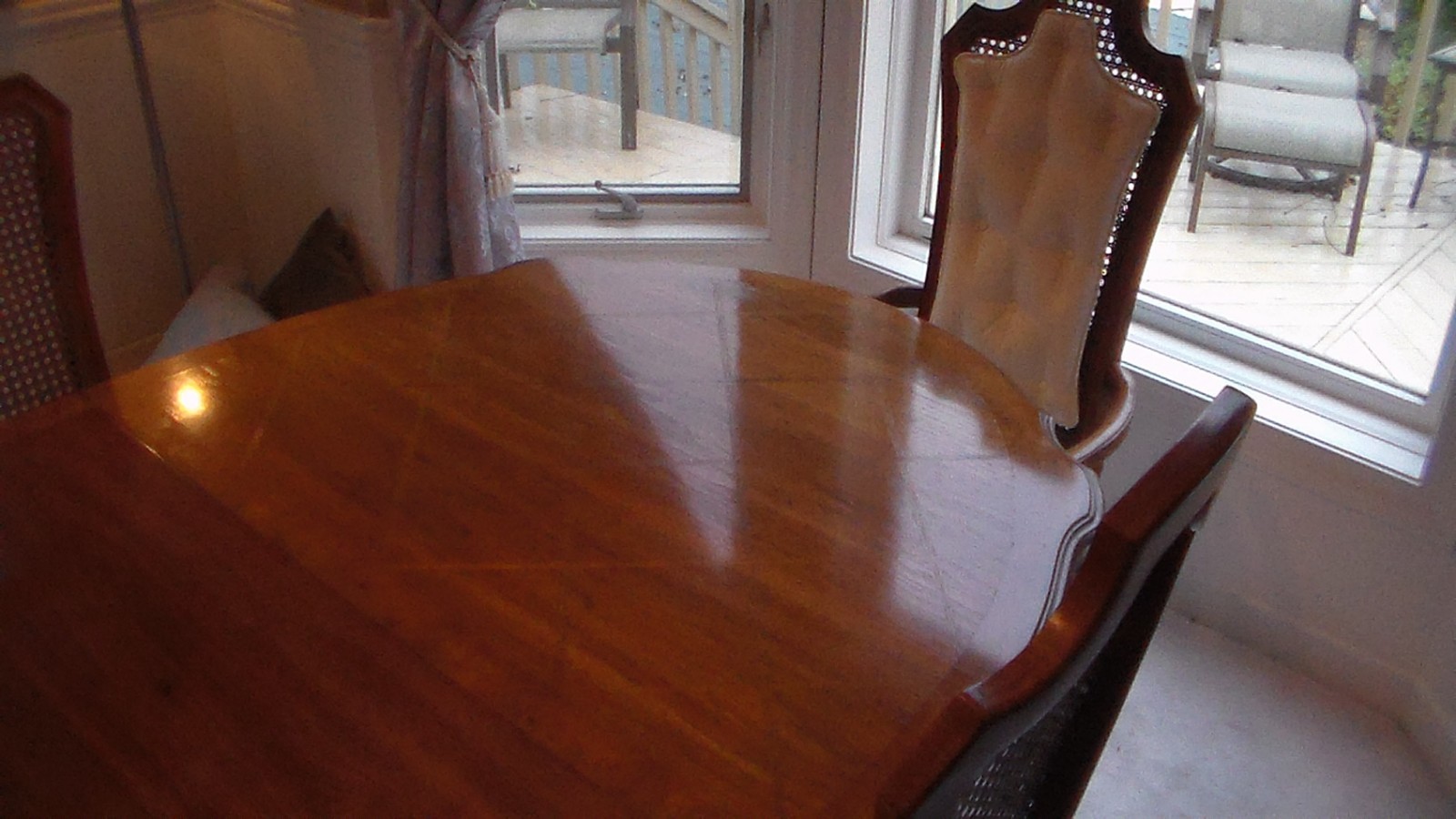 Thomasville Dining Table and China Cabinet- French Court Collection