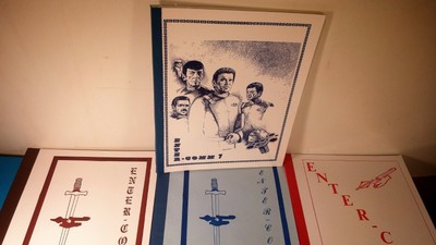 7 Enter-comm Star Trek Fanzine Vol #1 - #7 Near Mint
