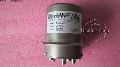 used ducommun 5IT2G24 SP5T DC-18GHz 450W 28V SMA RF microwave coaxial switch