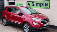 2018 Ford Ecosport 1.0T EcoBoost Titanium Euro 6 (s/s) 5dr HATCHBACK Petrol Manu