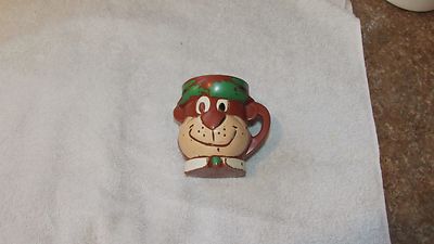 Vintage 1961 F & F Mold and Die Works Hanna Barber YOGI BEAR plastic child mug