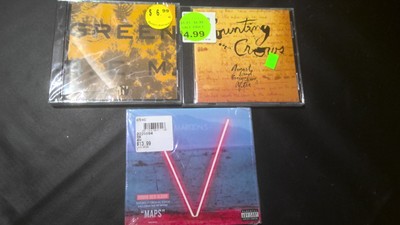 CD Lot of 3 NEW FACTORY SEALED Maroon 5 V Counting Crows REM Green