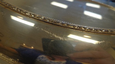 Wm. A Rogers  Silver-Plated Serving Double Handle Covered Dish 12