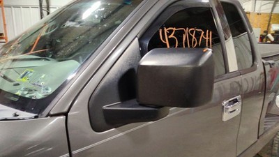 04-08 Ford F150 Left Driver Manual Door Mirror (Black Textured)
