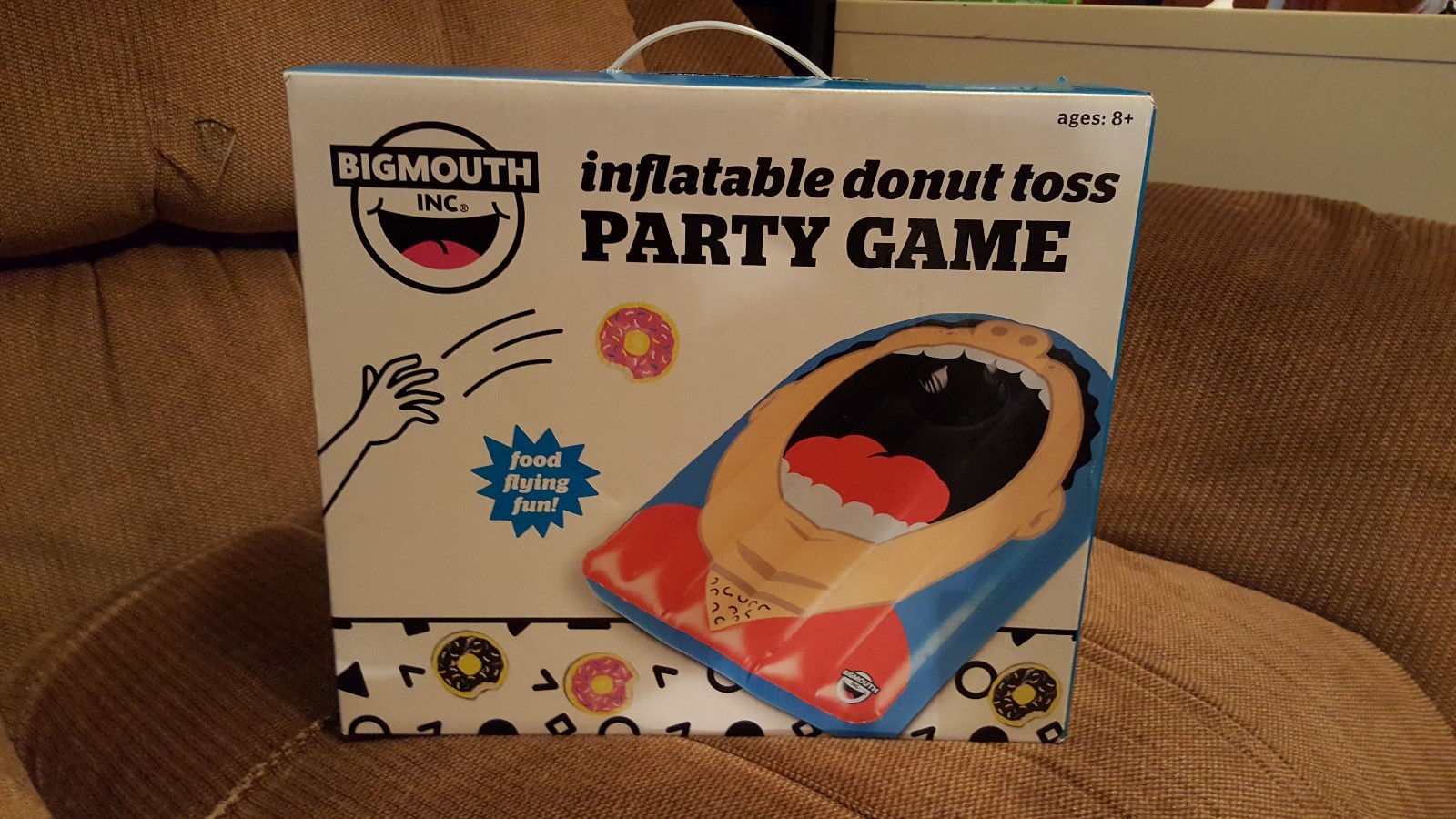 BigMouth Inflatable Corn/donut Toss Party Game Set - cornhole Pool float