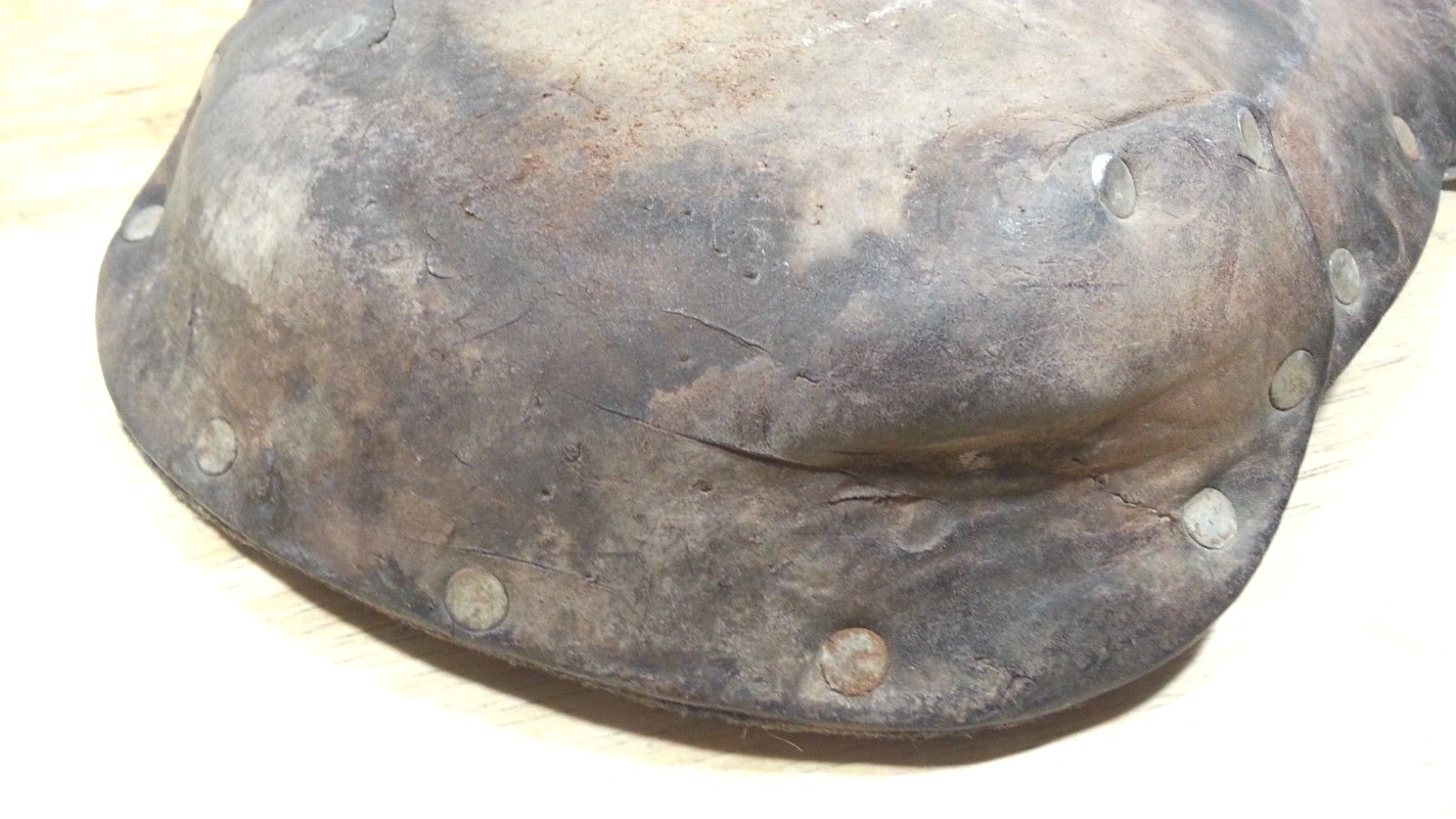 Vintage - Leather Knee Pads - Work Gear - Felt Cushioning - One Pair