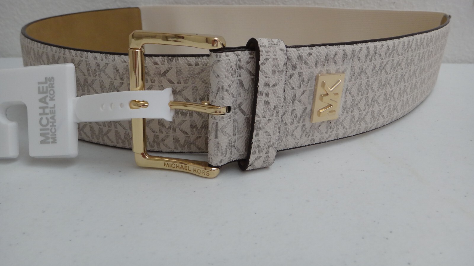 トレックMICHAEL KORS MKロゴバックル ベルト 100cm