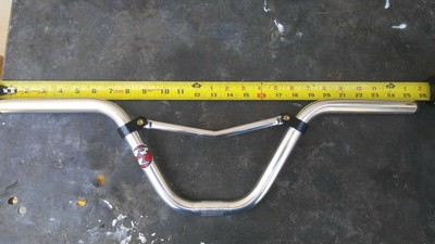 REDLINE Flight 3//7 Bar CrMo BMX Bike Handlebar RED 28/"//8.25/"
