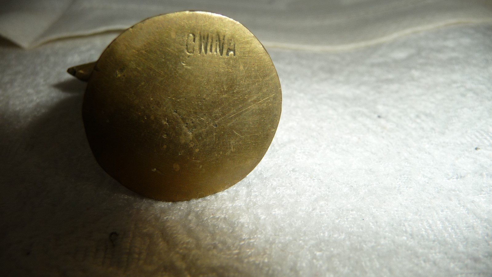 #22 vtg Mini Brass Figure BIRD  1 3/4'' T x 1'' W