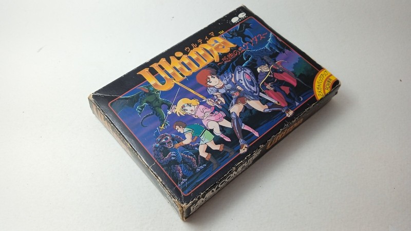 â¨ Ultima Kyoufu No Exodus Famicom 1987 Origin Nintendo Boxed Fc R59v5910 Pnf-Ulâ¨