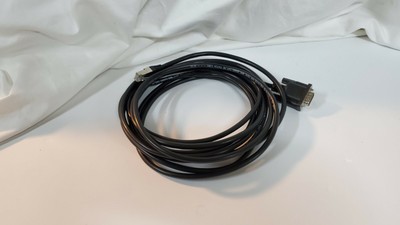 SERIAL DB9 9-PIN MALE TO RJ45 CAT5 ETHERNET CABLE ADAPTER NEW HIGH QUALITY