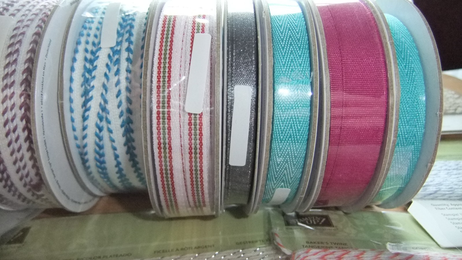 Large Lot 44 Stampin Up Ribbon Thread Bakers Twine