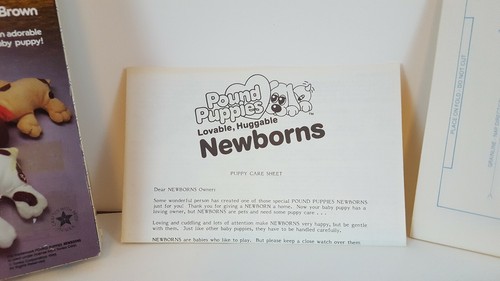 Vintage 1985 Millcraft Brown Pound Puppies Newborns Sewing Kit  COMPLETE Tonka