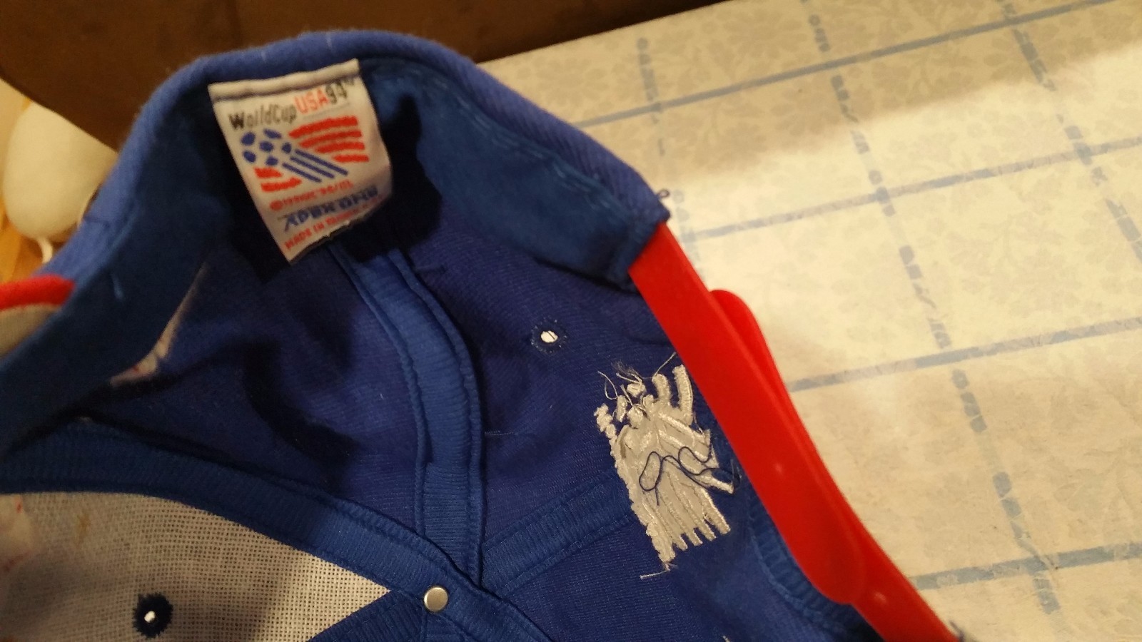 Vintage England World Cup 1994 Apex 1 Soccer Snapback Hat Deadstock Throwback