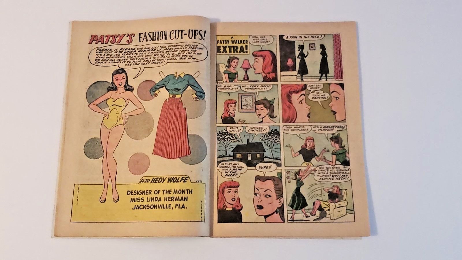 1954 Comic Book / PATSY WALKER / Issue #55  Good Condition