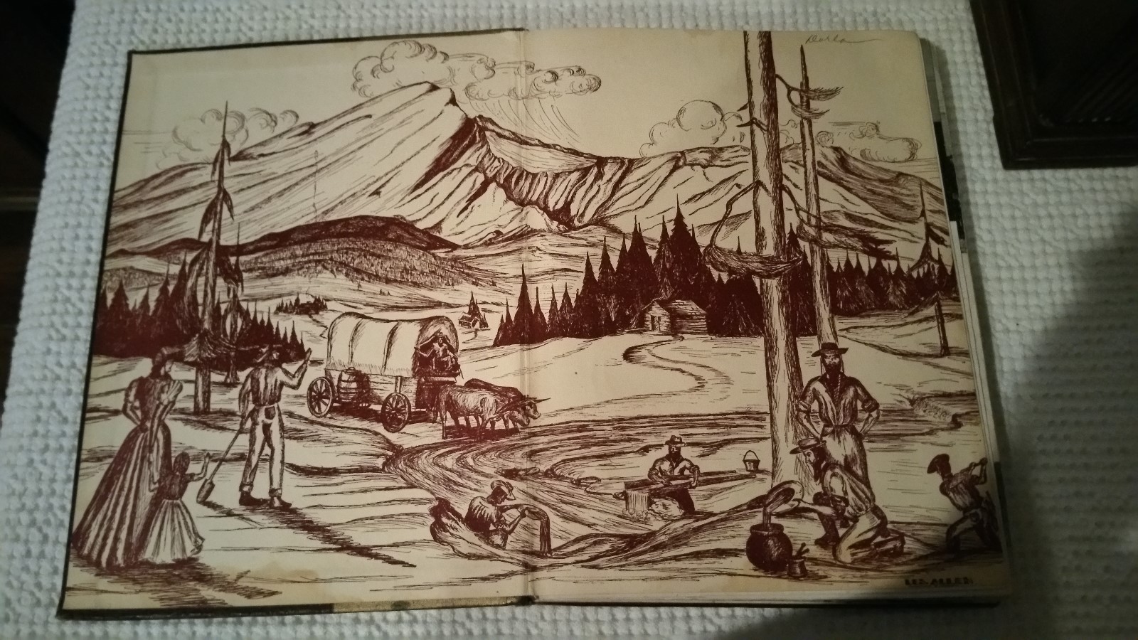 1949 Antique ARGUS TULARE UNION HIGH SCHOOL YEAR BOOK-W/SIGNATURES