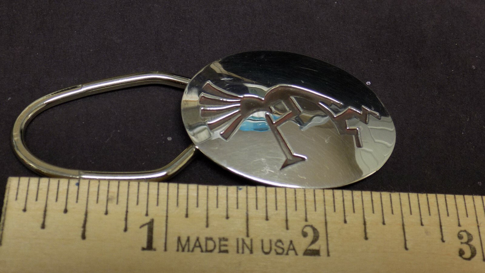 Allen & Paula Boyd Kokopelli Sterling 925 Silver Key Clip