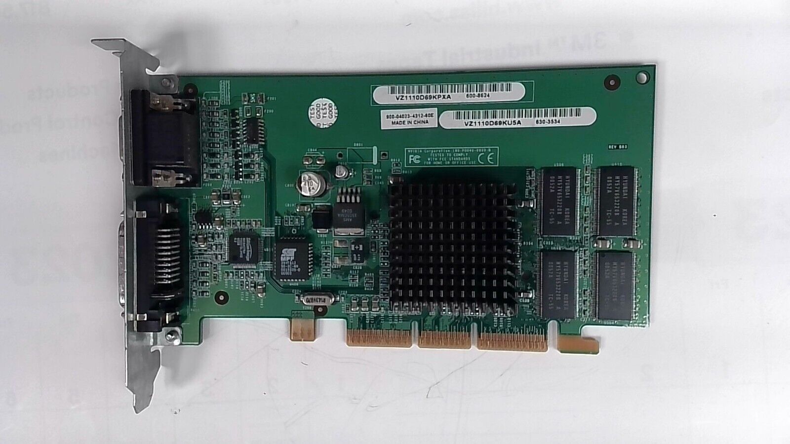 Apple Power Mac G4 video ADC VGA 600-8624 900-04023-4312-60E Apple Power Mac G4 video ADC VGA 600-8624 900-04023-4312-60E