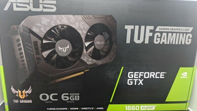 ASUS TUF Gaming GeForce GTX 1660 SUPER OC 6GB Graphics Card 
