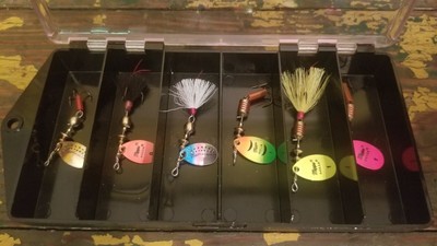 Unused Mepps Killer Kit of 6, 3 size 0, 3 size 1, panfish, trout