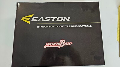 Easton Incrediball 11  SofTouch Optic Yellow Training Softballs (12 In A Box)