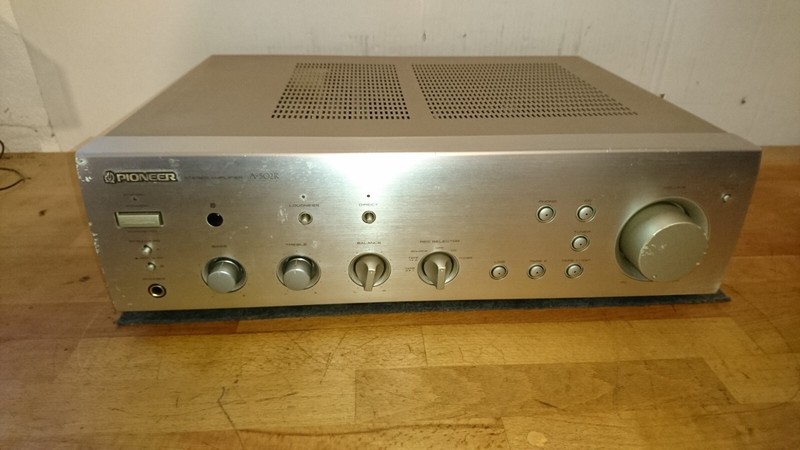 Pioneer A-502r Silber  Amplificateur Amplifier Poweramp Stereo Hifi VerstÃ¤Rker