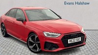 2022 Audi A4 35 TFSI Black Edition 4dr S Tronic Saloon Petrol Automatic