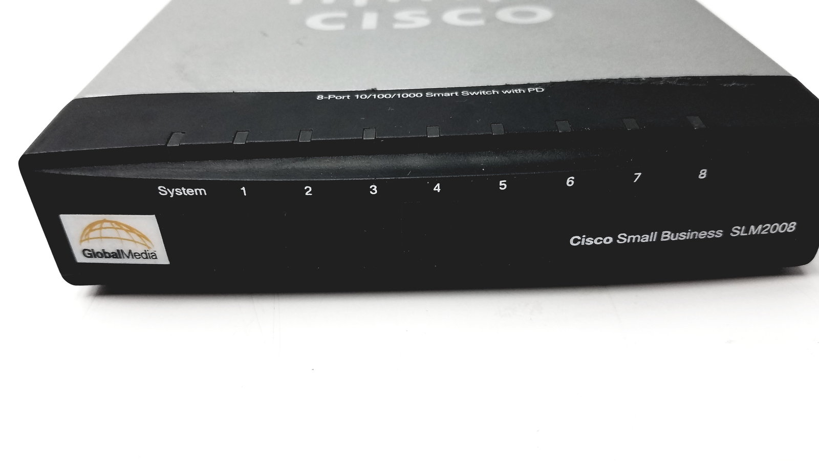 CISCO SLM2008 8-Port Gigabit 10/100/1000 Smart Switch PD