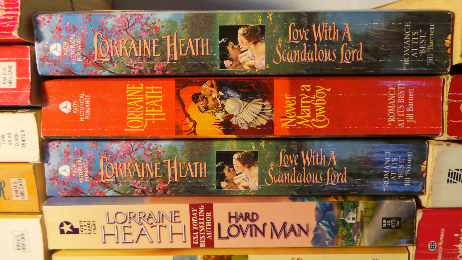 Lot of 28 paperback romance love novels 11 Sutcliffe 9 Heath 8 Bertrice Small
