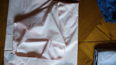 100% Luxury Cotton Pastel Pink 3.75 yds 58'' W