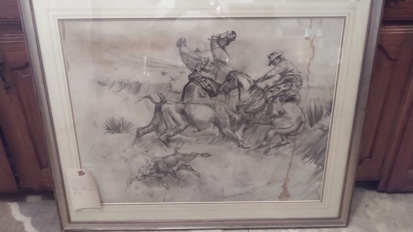 George Phippen Western Artist Pencil Sketch
