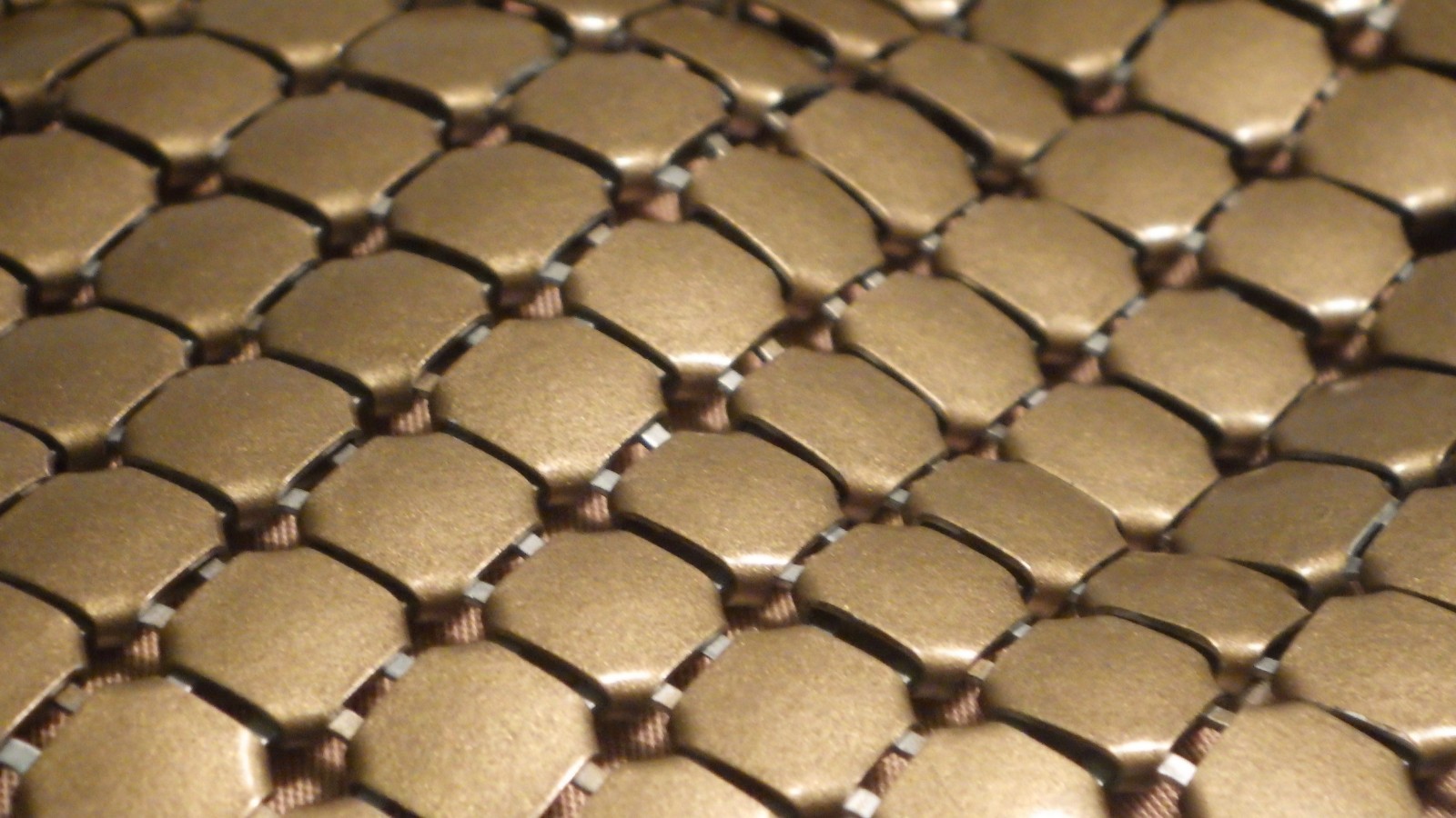 Vintage Whiting Davis Mesh Purse Evening Bag Bronze Metal Large Jumbo 10 In Long