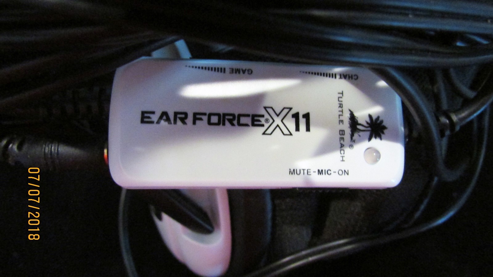 Turtle Beach Ear Force X11 Gaming Headset Xbox 360 Amplified Stereo With Chat