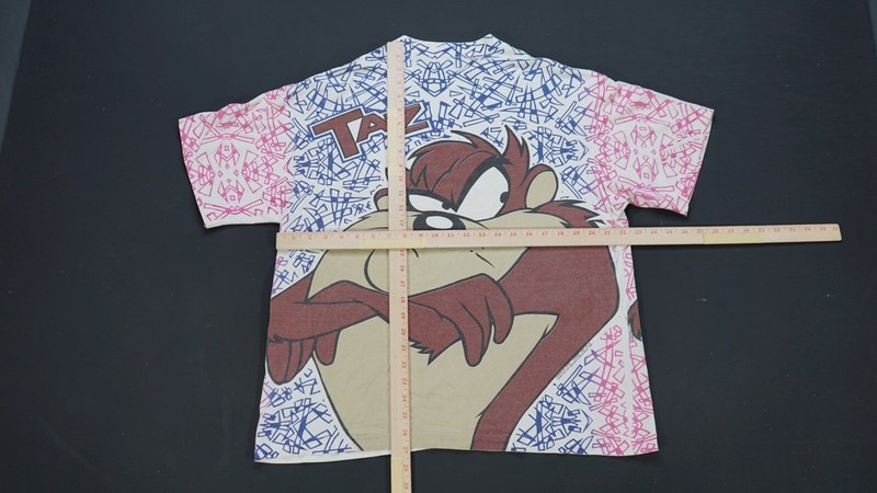 90s looney tunes TAZ vtg Tシャツ ルーニーチューンズ Vintage 90s Looney Tunes Taz Motorcycle Rider NYC T-Shirt