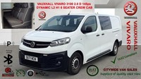 2022 Vauxhall Vivaro 3100 2.0d 145PS Dynamic H1  6 Seater Double Cab  Crew Van D