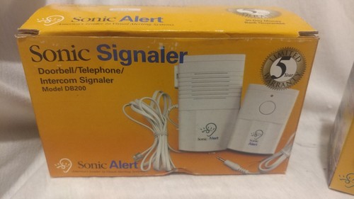 Lot of 2 NEW Sonic Alert/Sonic Signaler DB200 And sonic lnformer 101