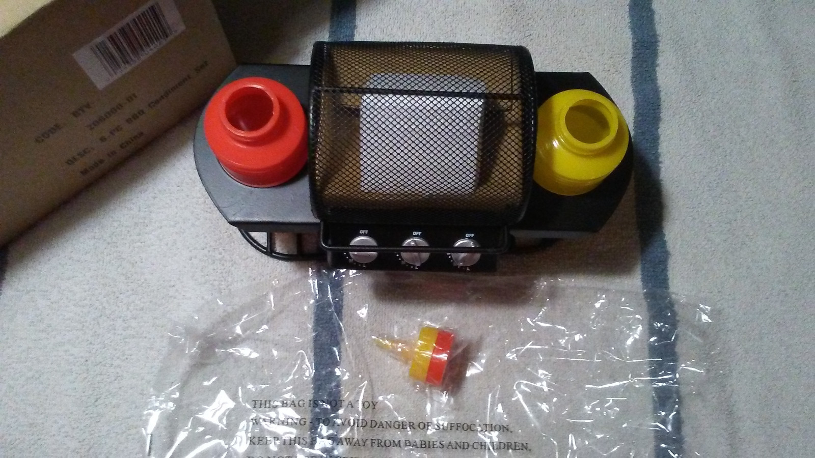 6pc BBQ Condiment Set