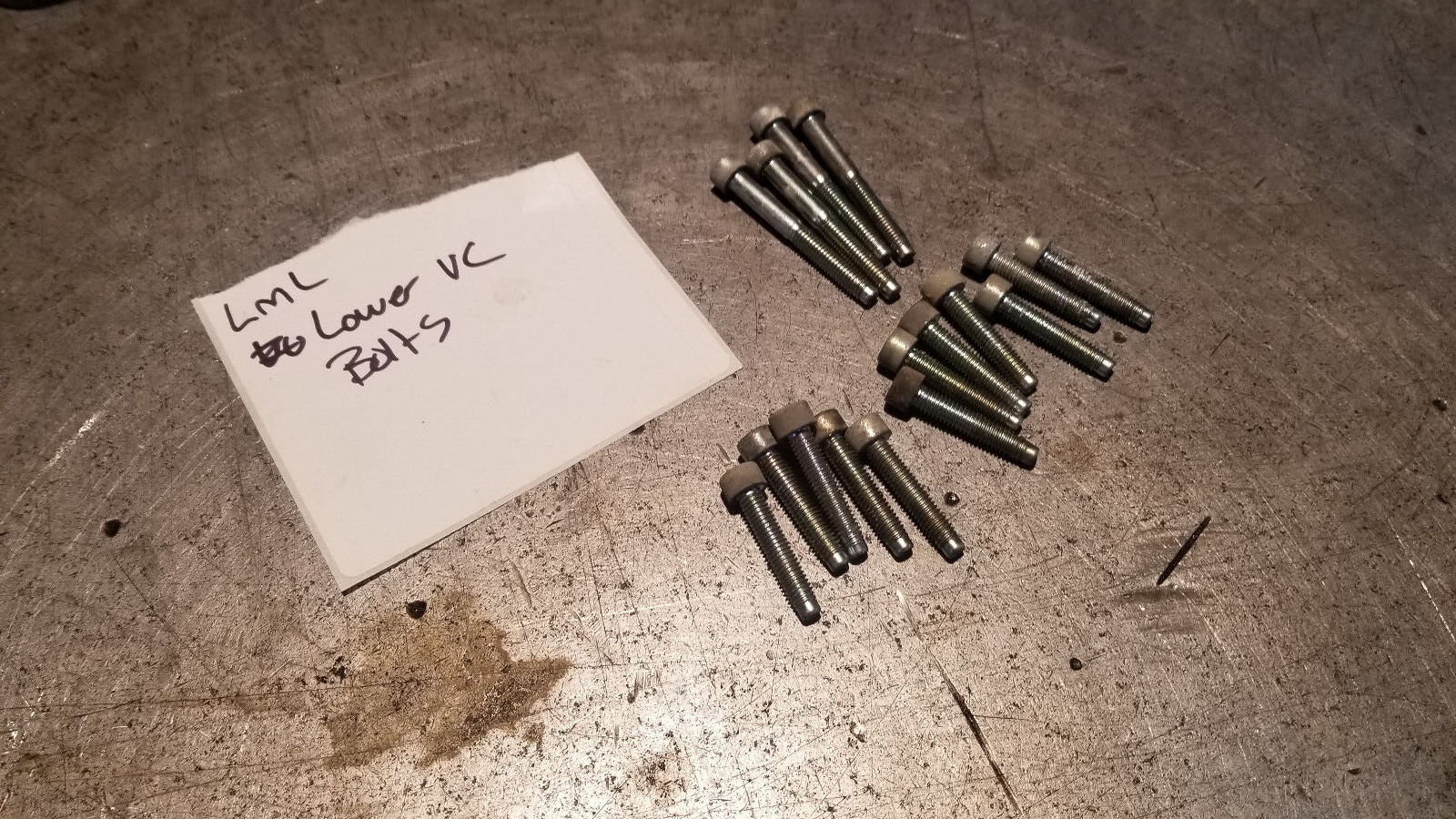2011-2016 LML Duramax Lower valve cover bolt set - Picture 1 of 1