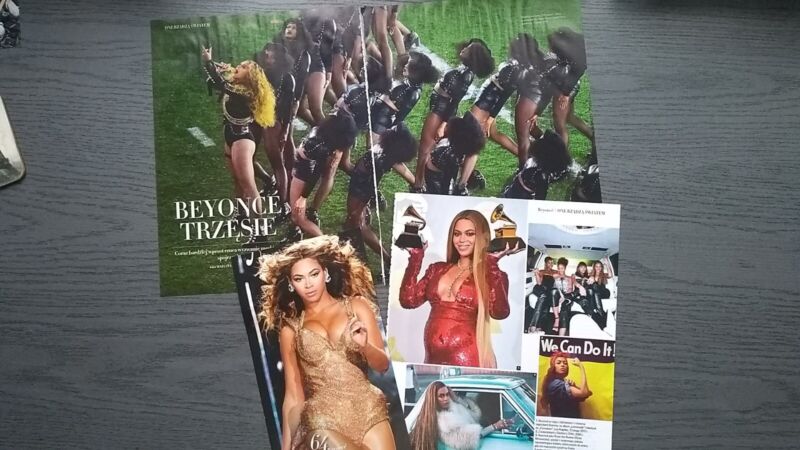 Beyonce clippings from Poland