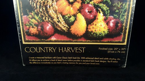 Latch Hook Kit Country Harvest Caron Classics Factory Sealed