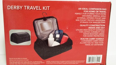 Totes Mens Toiletry Derby Travel Kit with bonus Nose Trimmer