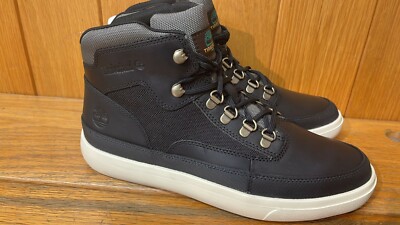 Timberland Men's Hommes Ashwood Park L/F Mid Hiker Boot Black Full Grain A2BPW