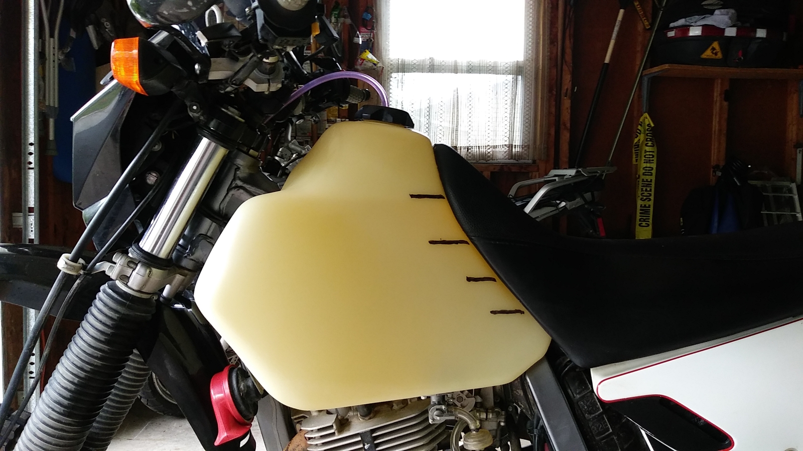 IMS Oversized 4.9 Gallon Fuel Gas Tank NATURAL Suzuki DR650 DR 650 1996