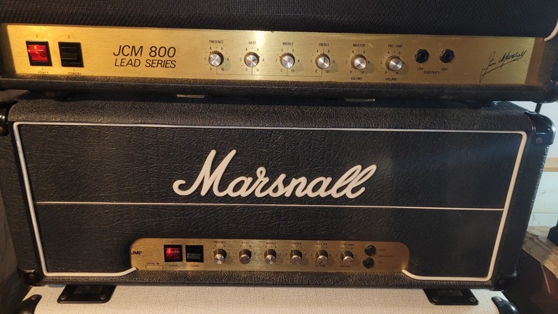 Original - Marshall Jcm 800 Lead - Jmp - 2203 - 100-Watt Master Volume Head 1980