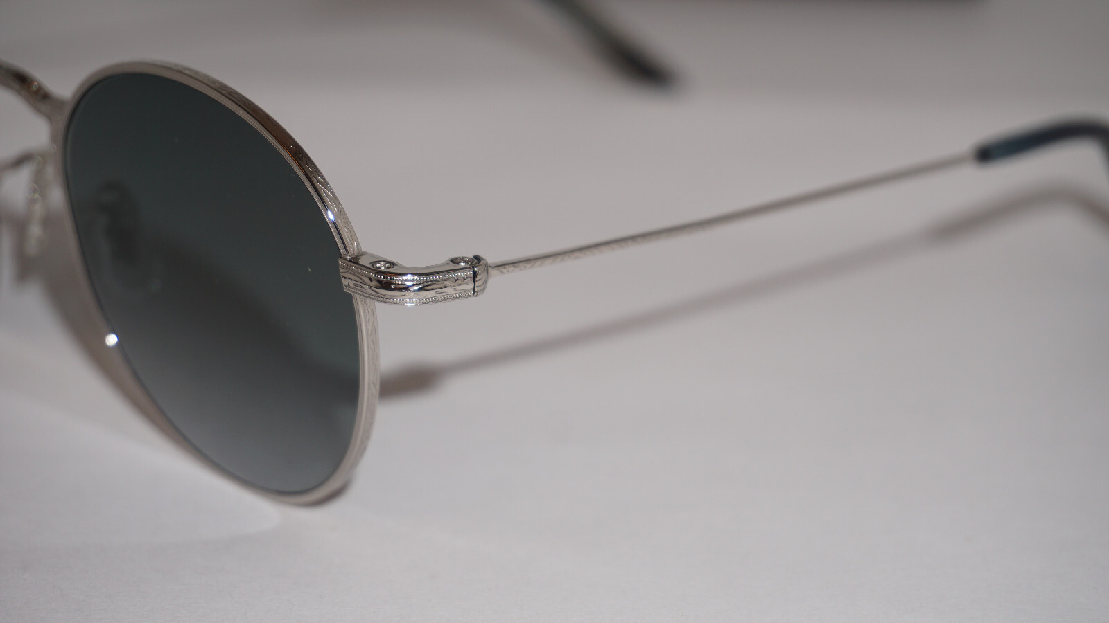 Pre-owned Oliver Peoples Sunglasse Weslie Sun Silver Steel Grad Ov1282st 503641 49 20 145 In Steel Gradient