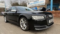 2016 Audi S8 4.0 S8 V8 TFSI Quattro Auto 4WD 4dr Saloon Petrol Automatic