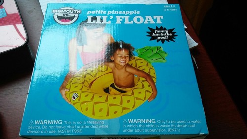 New Bigmouth Inc. Petite Pineapple Lil' Float Kohl's Exclusive For Ages 1-3 nib