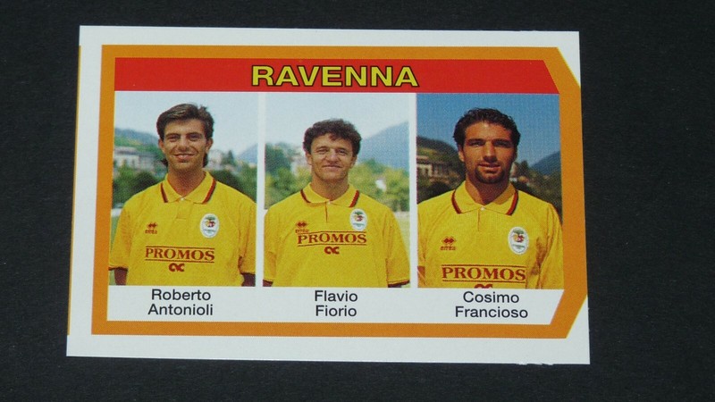 #388 Antonioli Fiorio Francioso Ravenna Football Calciatori 1993-1994 Euroflash