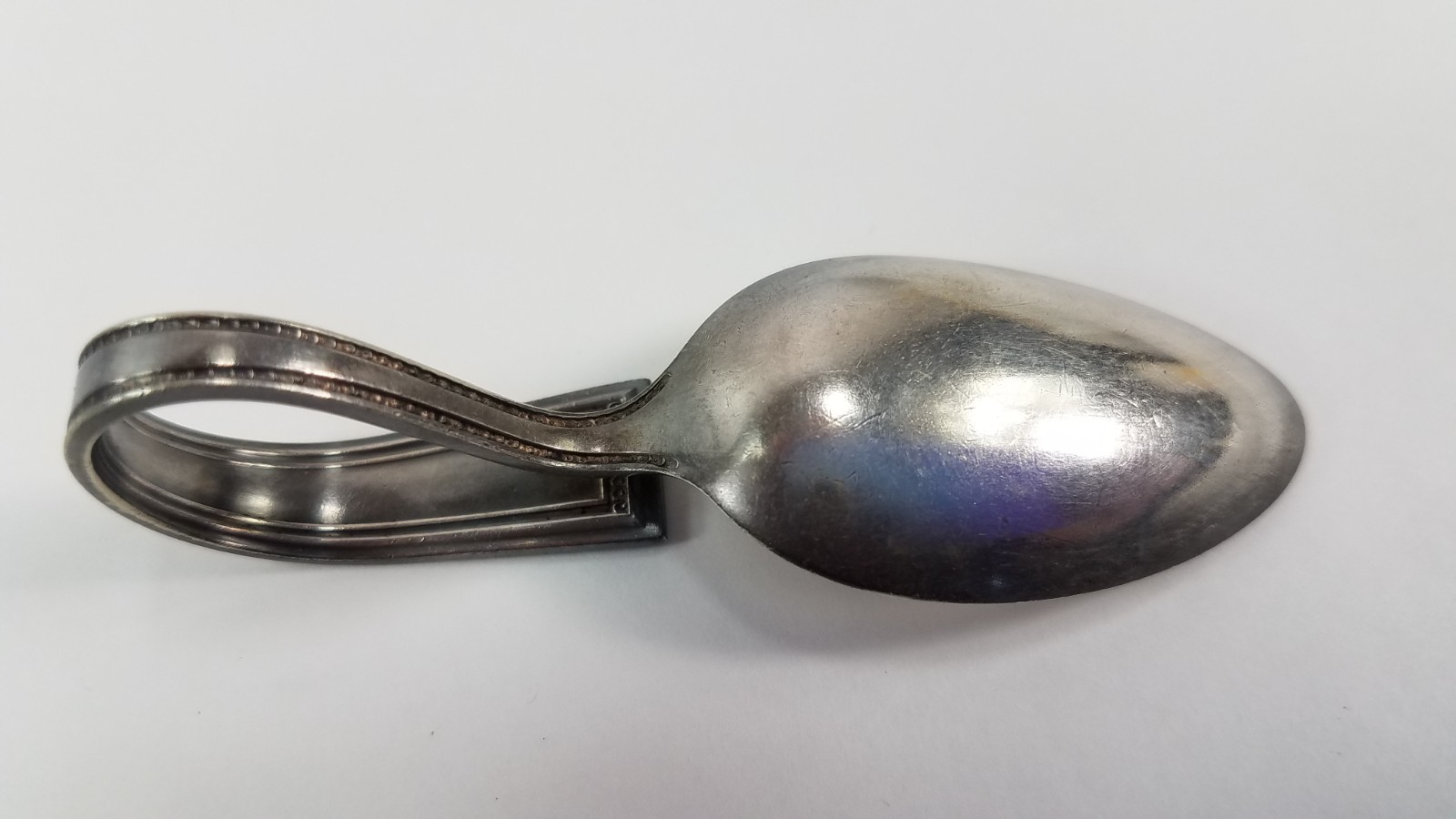 Yourex Silver Seal BENT HANDLE BABY SPOON in Original Box