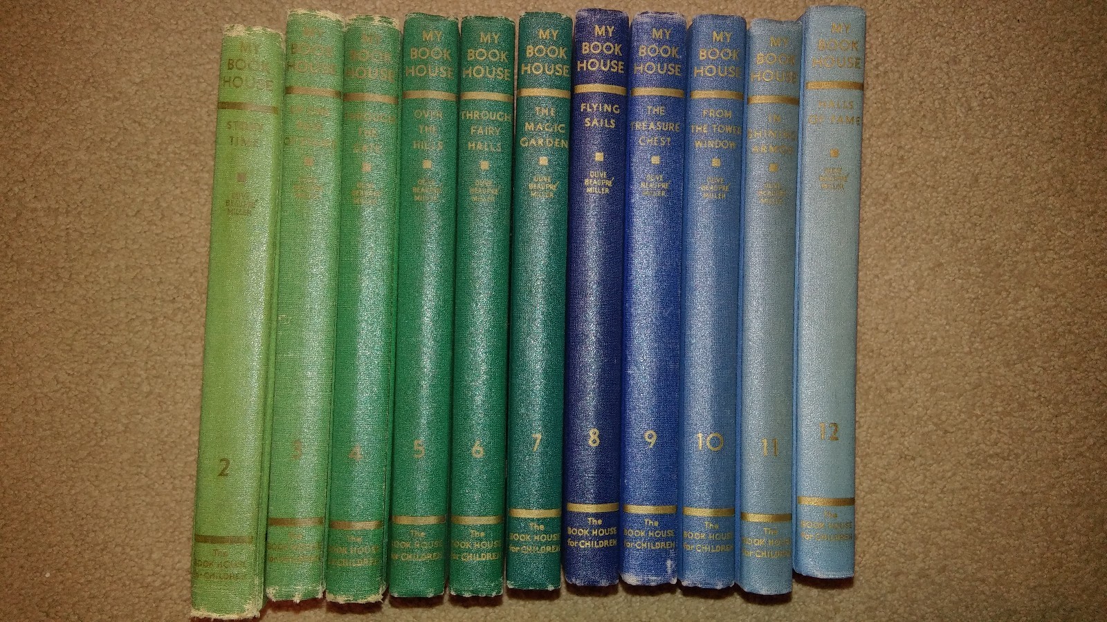 My book house children's books 1937 volumes 2 thru 12 Little Black Sambo